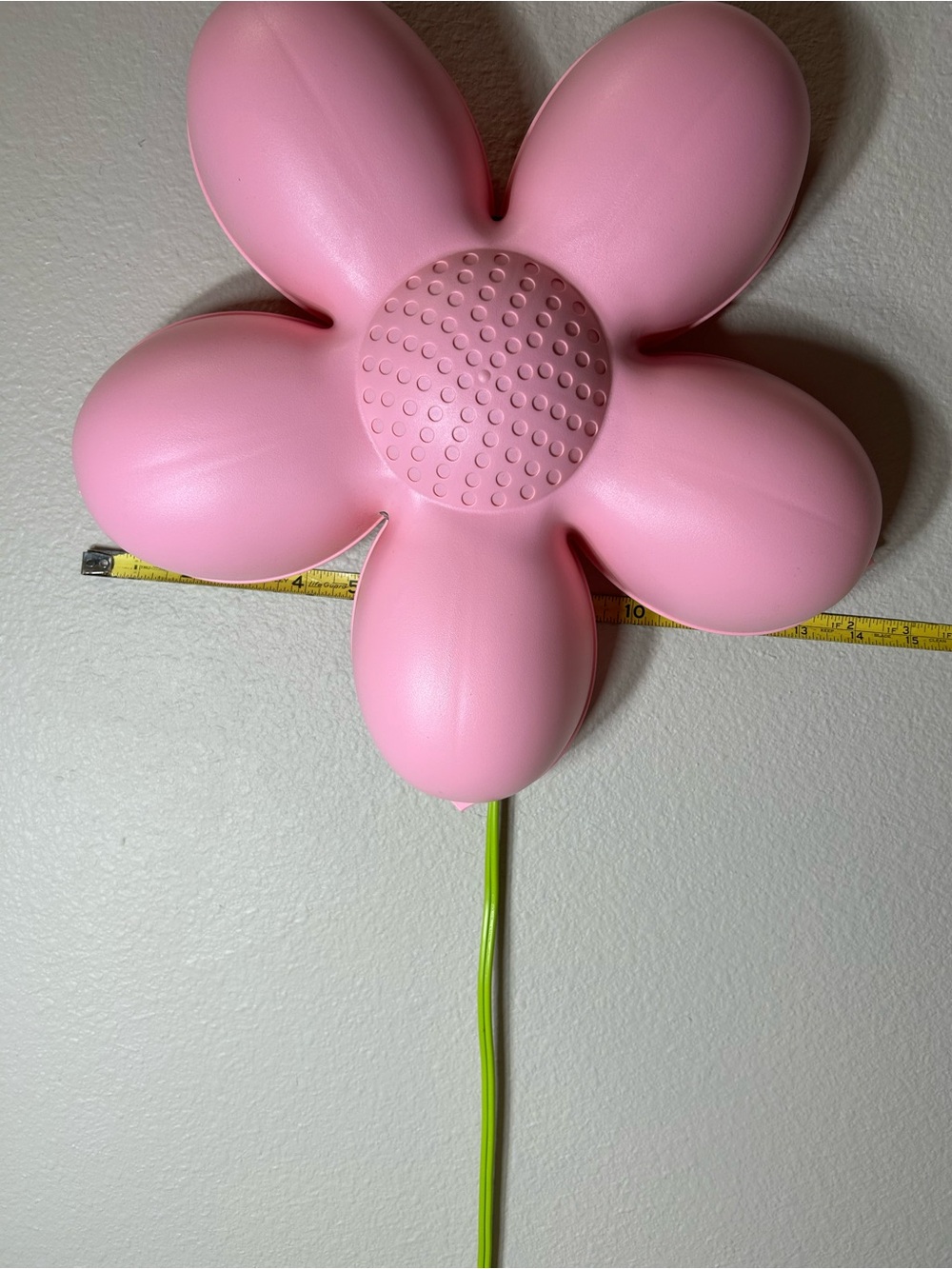 Vintage IKEA Smila Blomma Pink Green Five Petals Wall Lamp Girls Room / Nursery - Picture 7 of 10